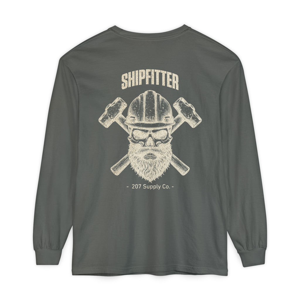 Shipfitter Skull & Hammer Long Sleeve - Dark Colors