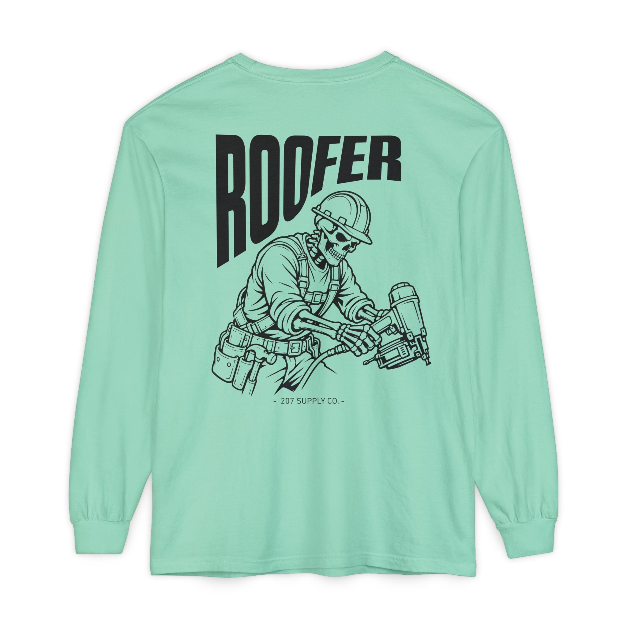 Roofer Skull Long Sleeve