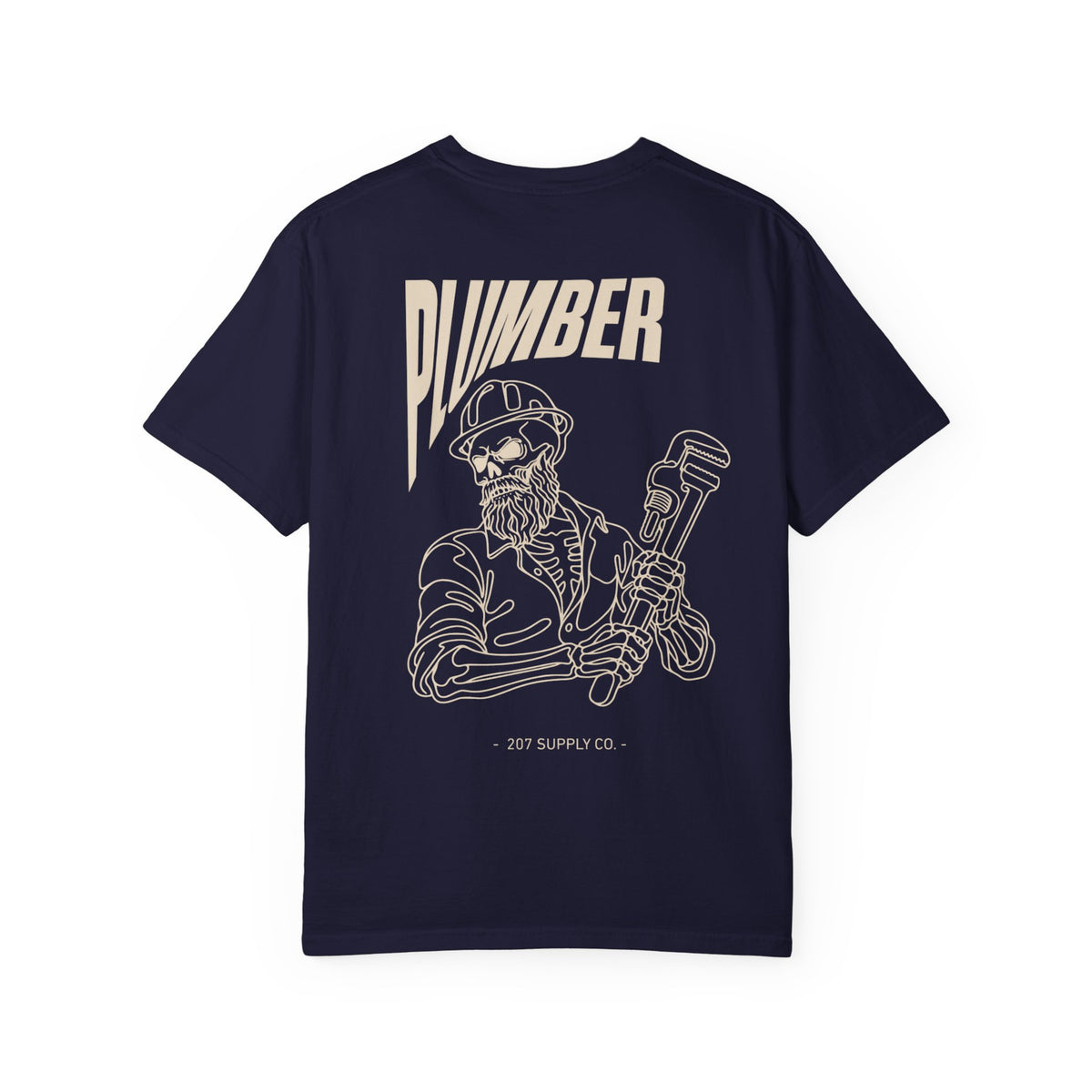 Plumber Skull Tee - Dark