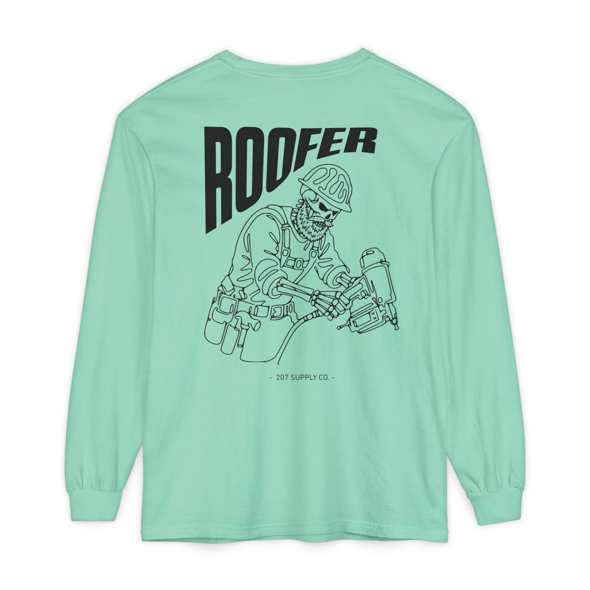 Roofer Skull Long Sleeve