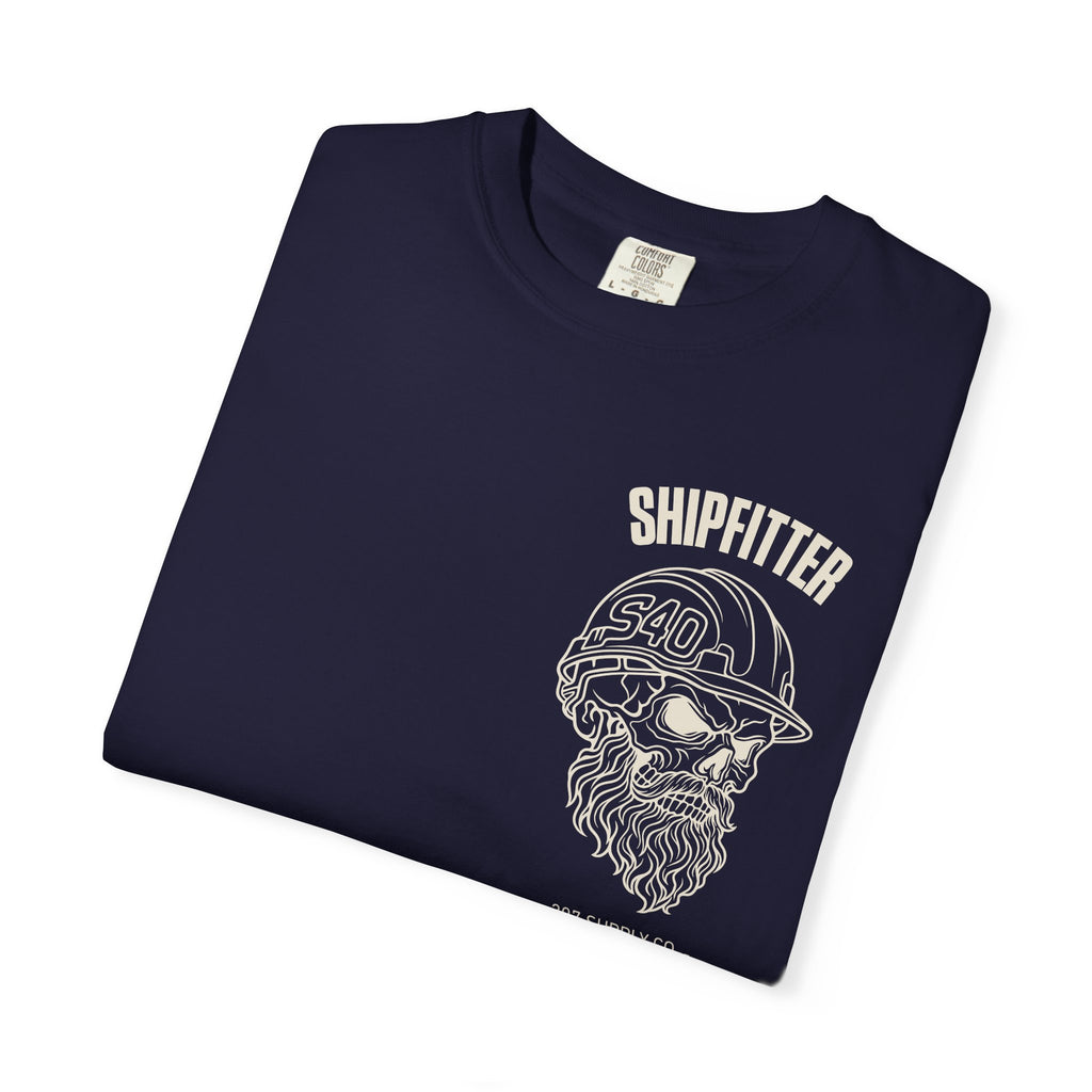 Shipfitter Bearded Skull Tee - Dark Colors