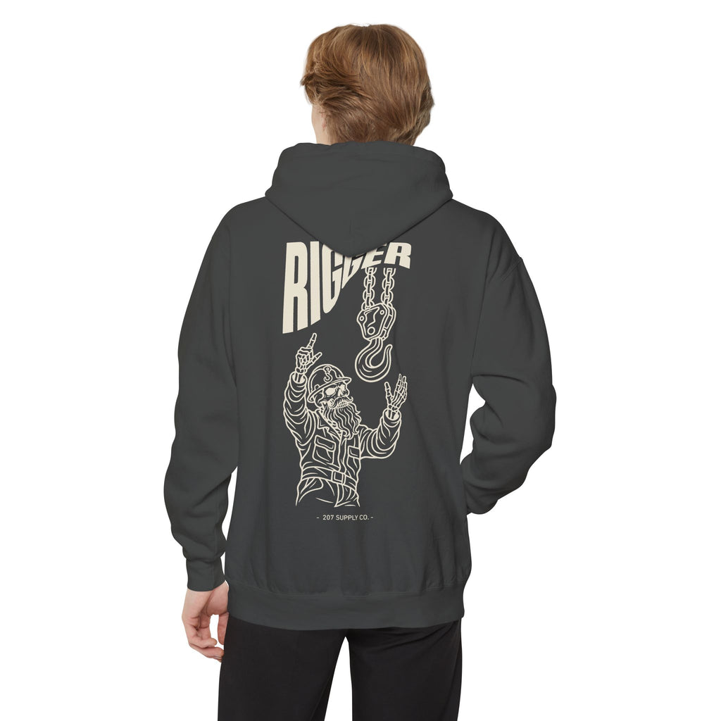 Rigger Skull Hoodie - Dark