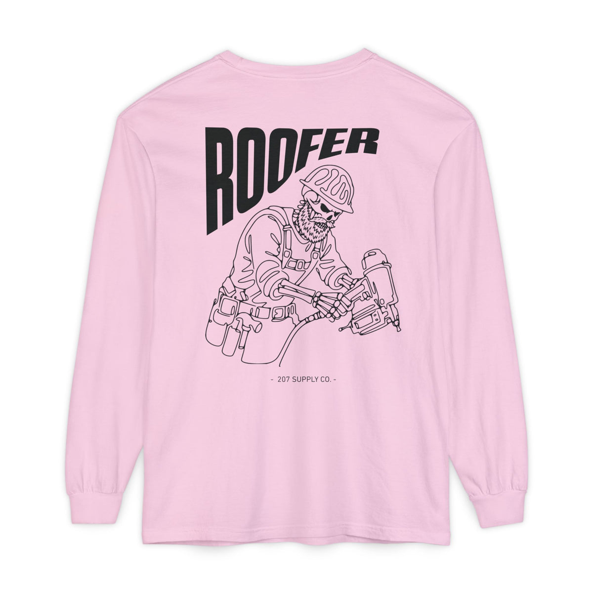 Roofer Skull Long Sleeve
