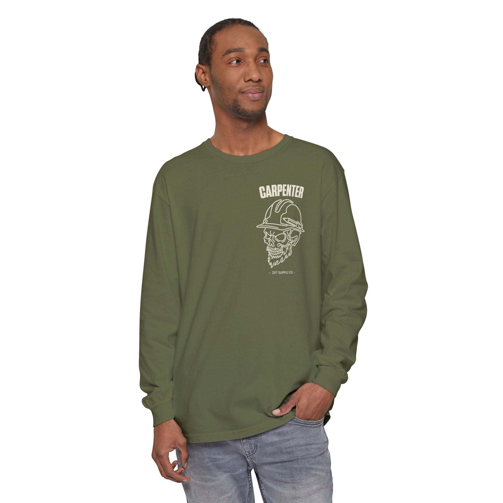 Carpenter Long Sleeve Tee - Dark