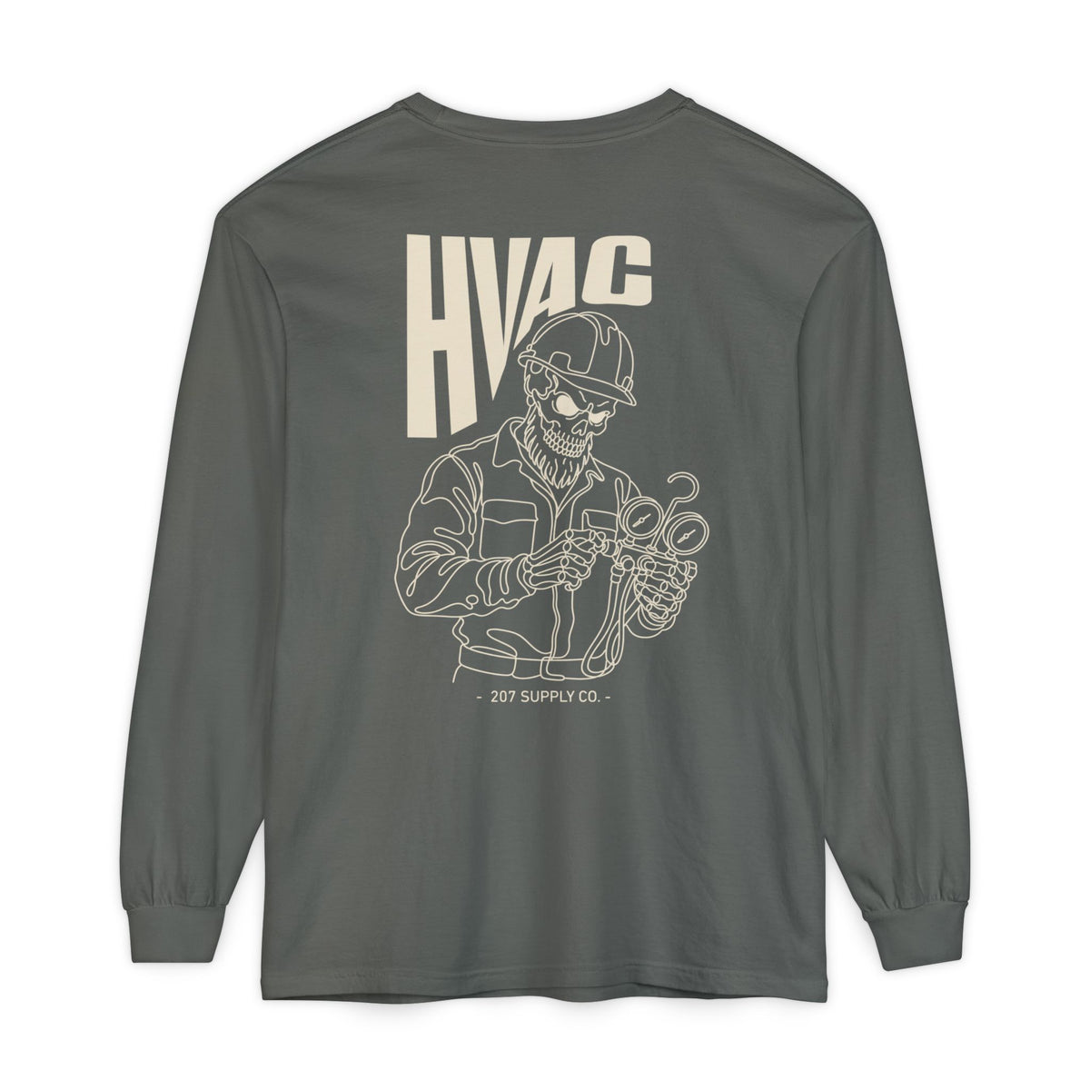 HVAC Skull Long Sleeve - Dark