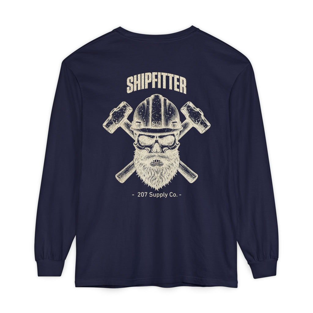 Shipfitter Skull & Hammer Long Sleeve - Dark Colors