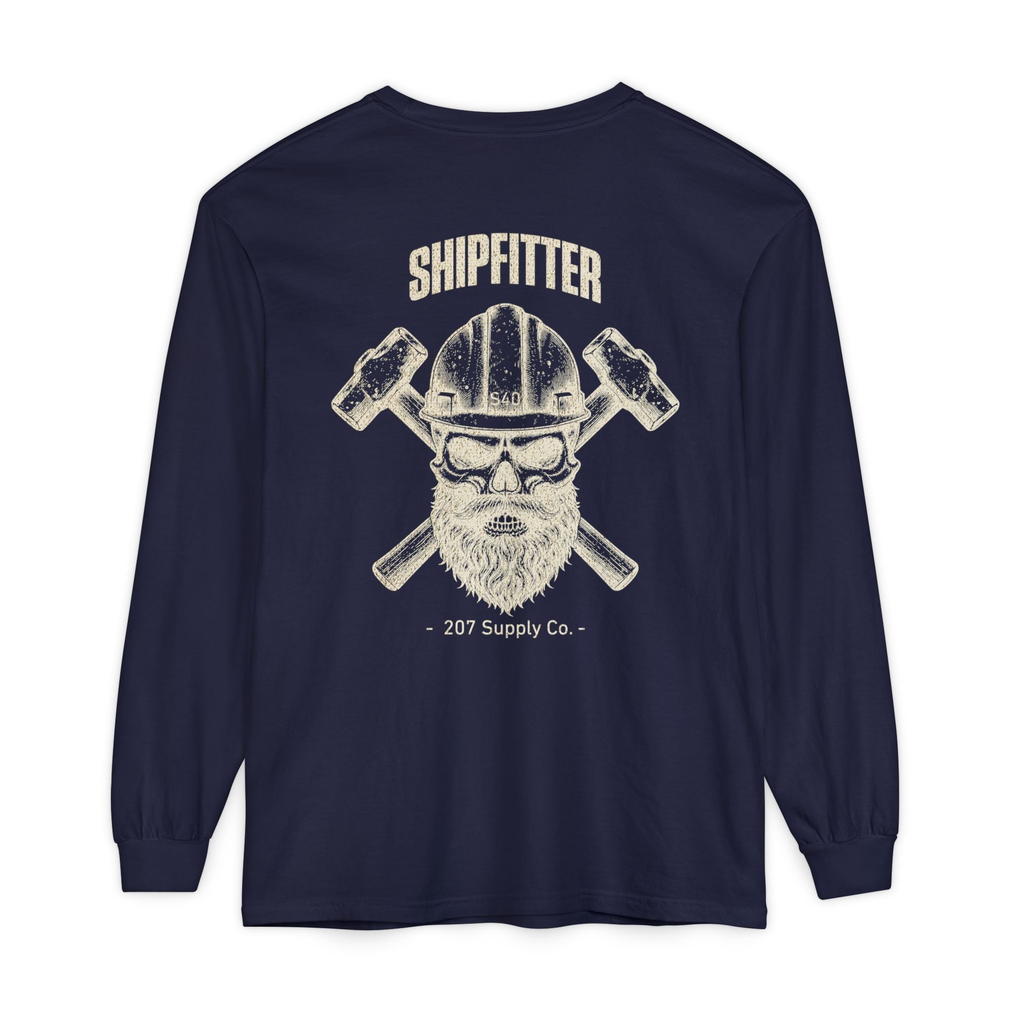 Shipfitter Skull & Hammer Long Sleeve - Dark Colors