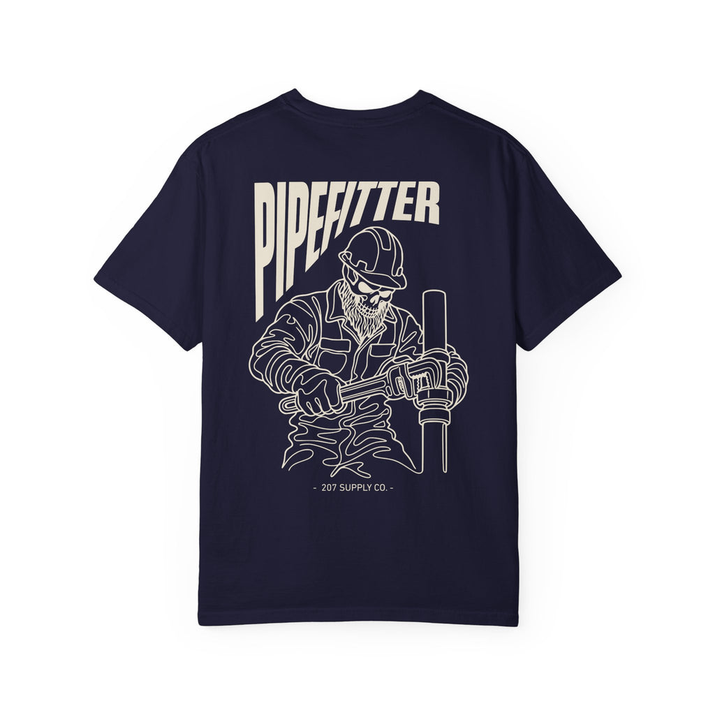 Pipefitter Skull Tee - Dark