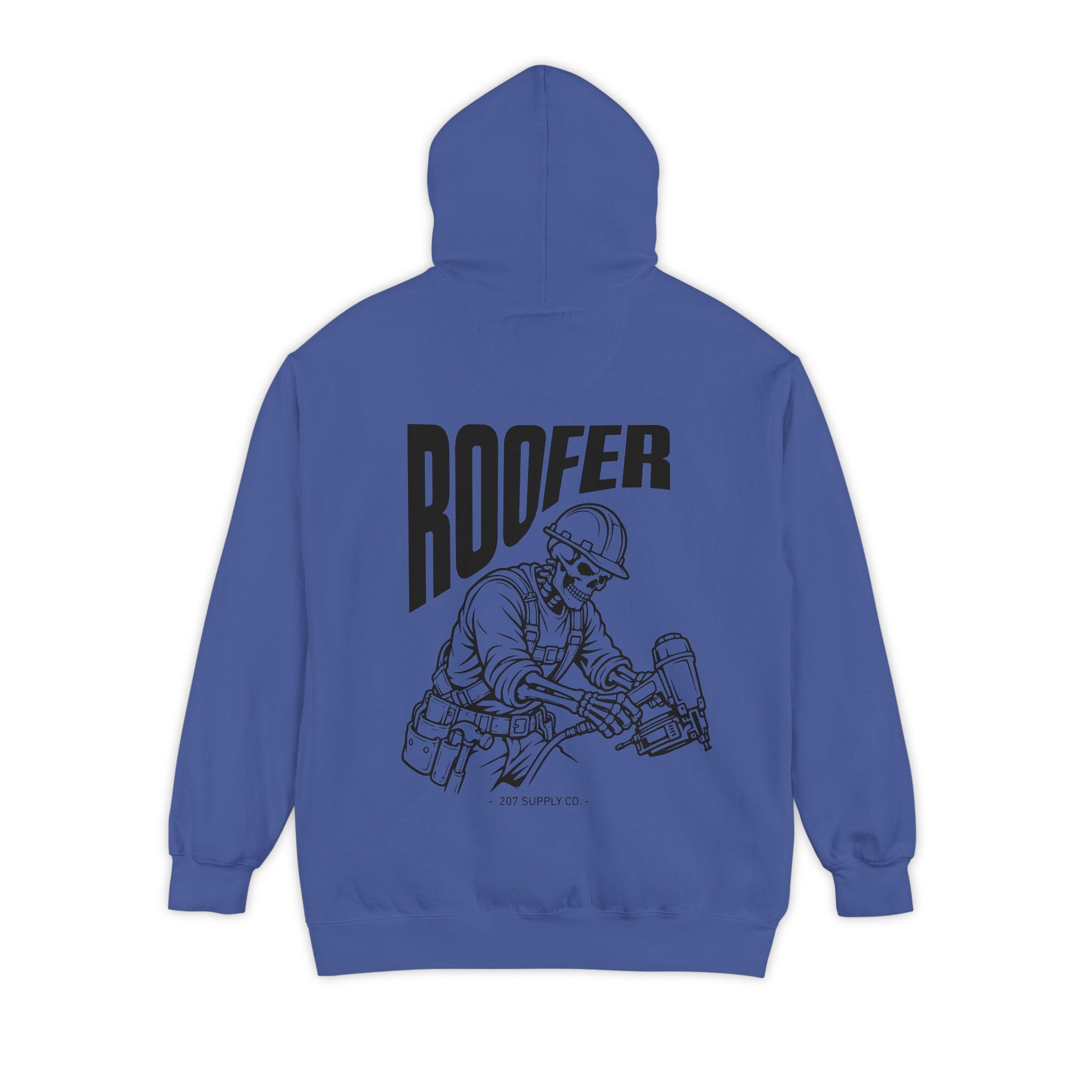 Roofer Skull Hoodie