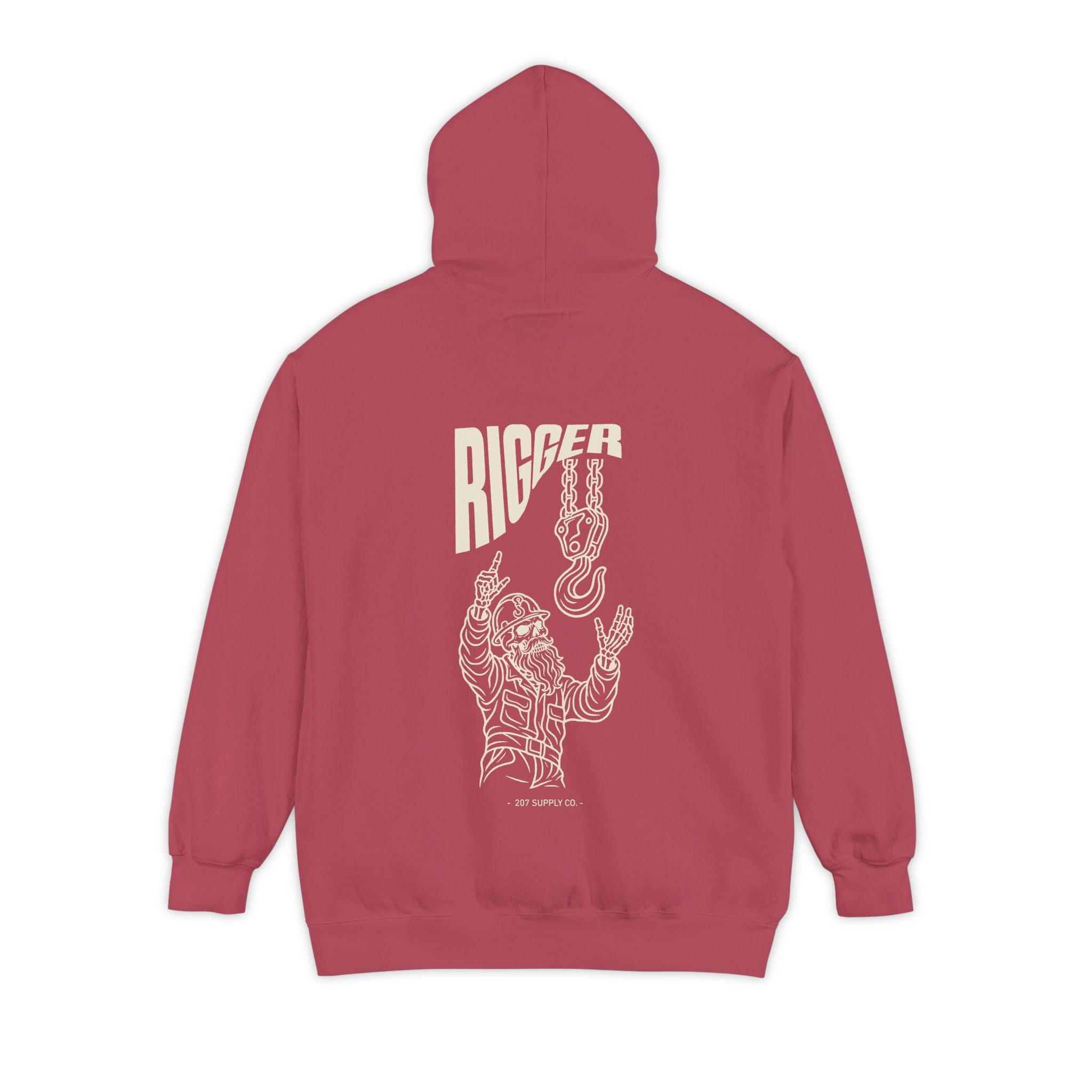 Rigger Skull Hoodie - Dark
