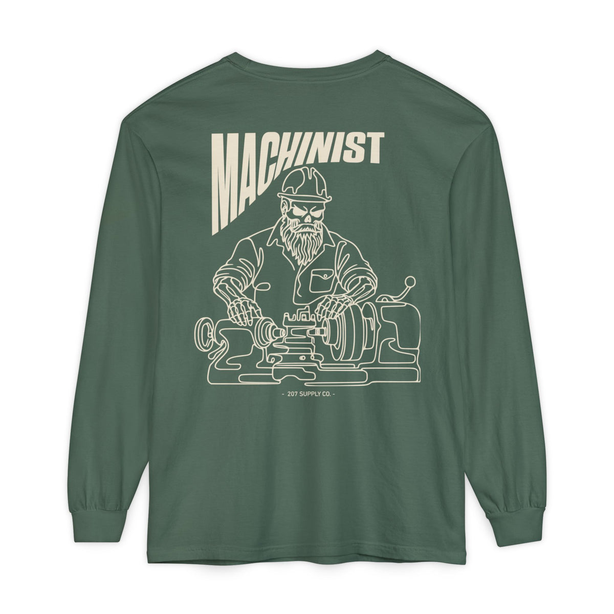 Machinist Skull Long Sleeve - Dark