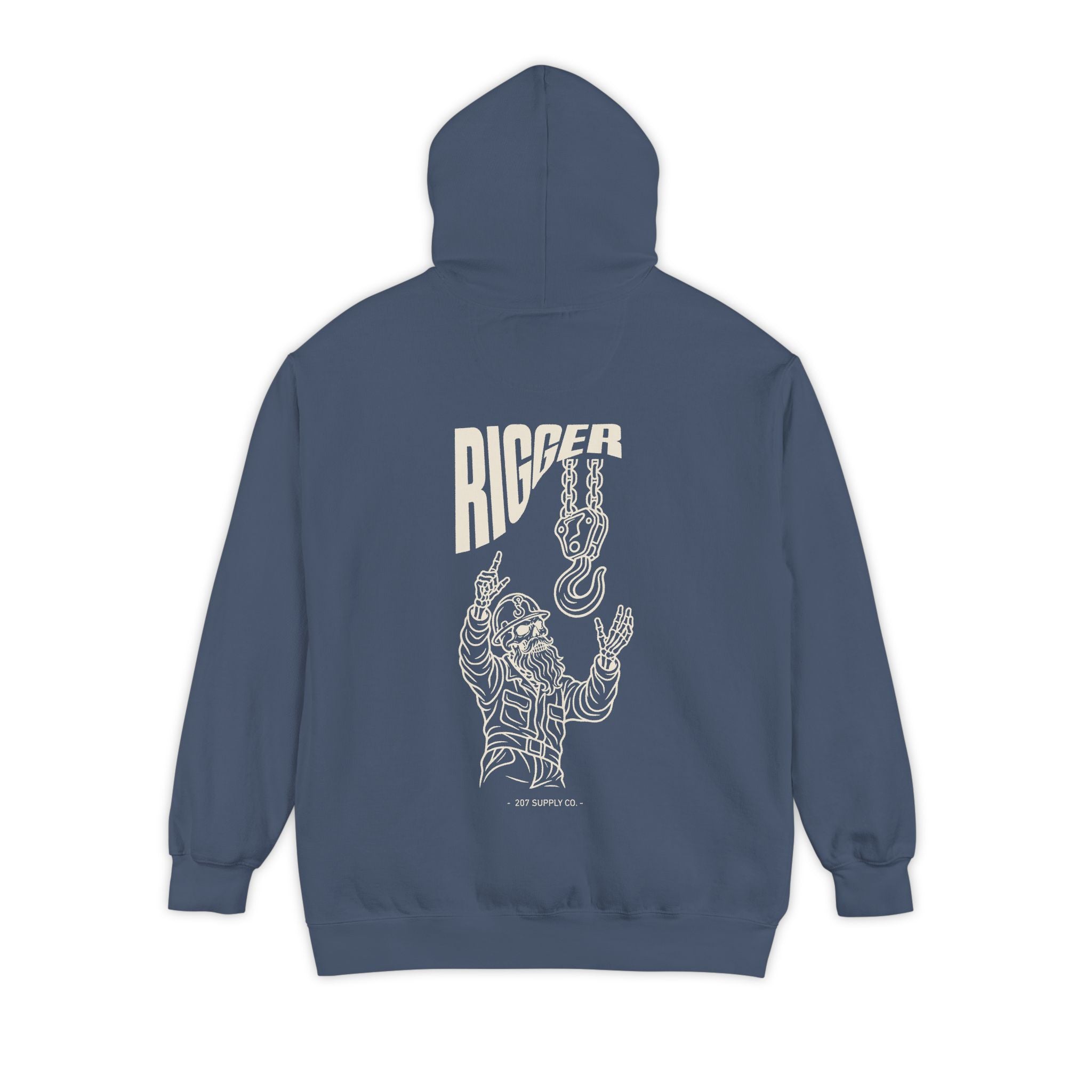 Rigger Skull Hoodie - Dark
