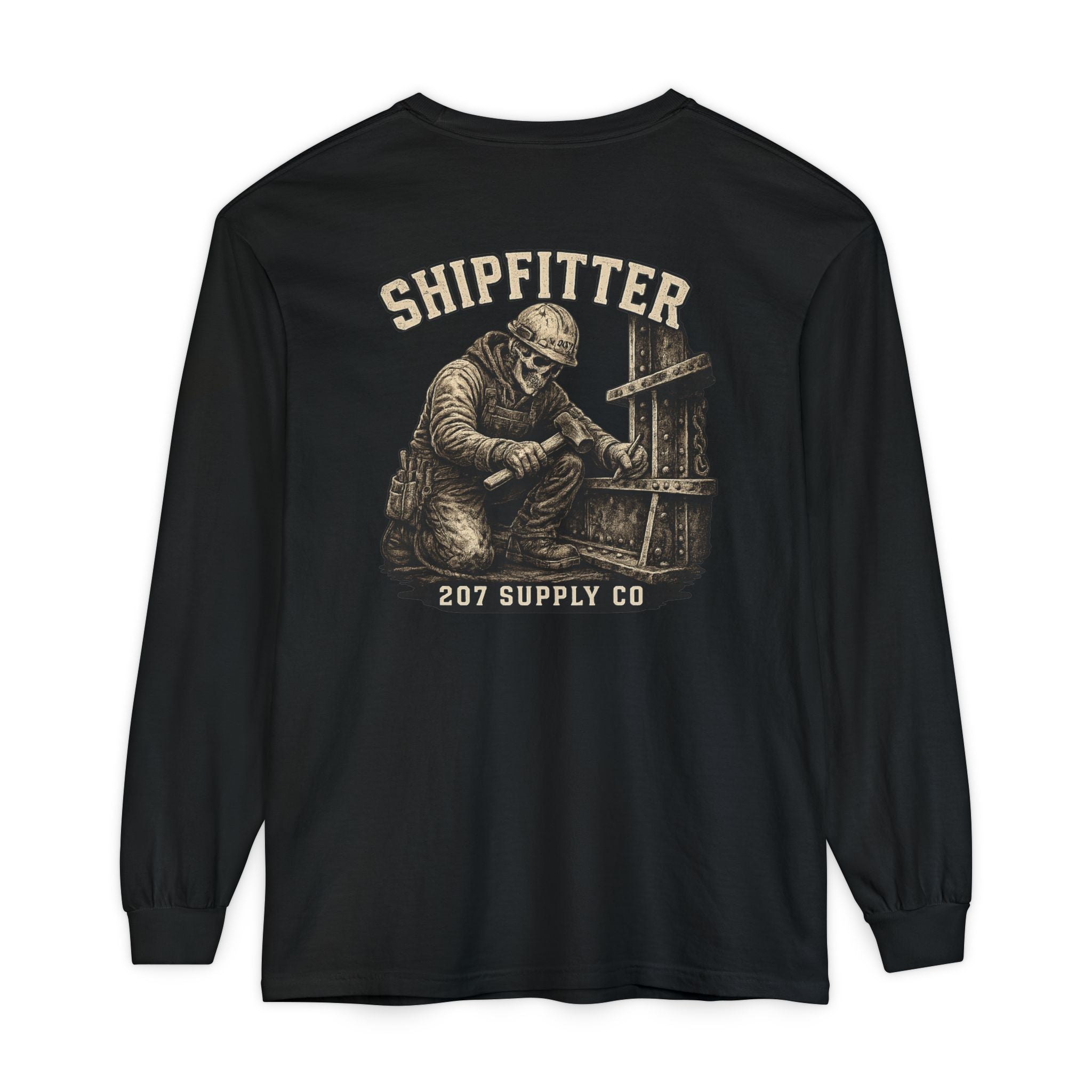 Premium Shipfitter Long Sleeve — Premium Garment-Dyed