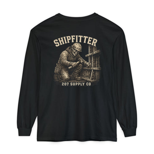 Premium Shipfitter Long Sleeve — Premium Garment-Dyed