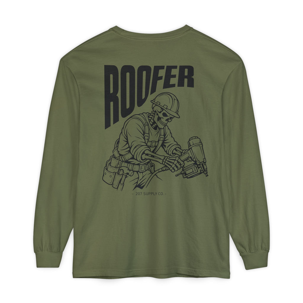 Roofer Skull Long Sleeve