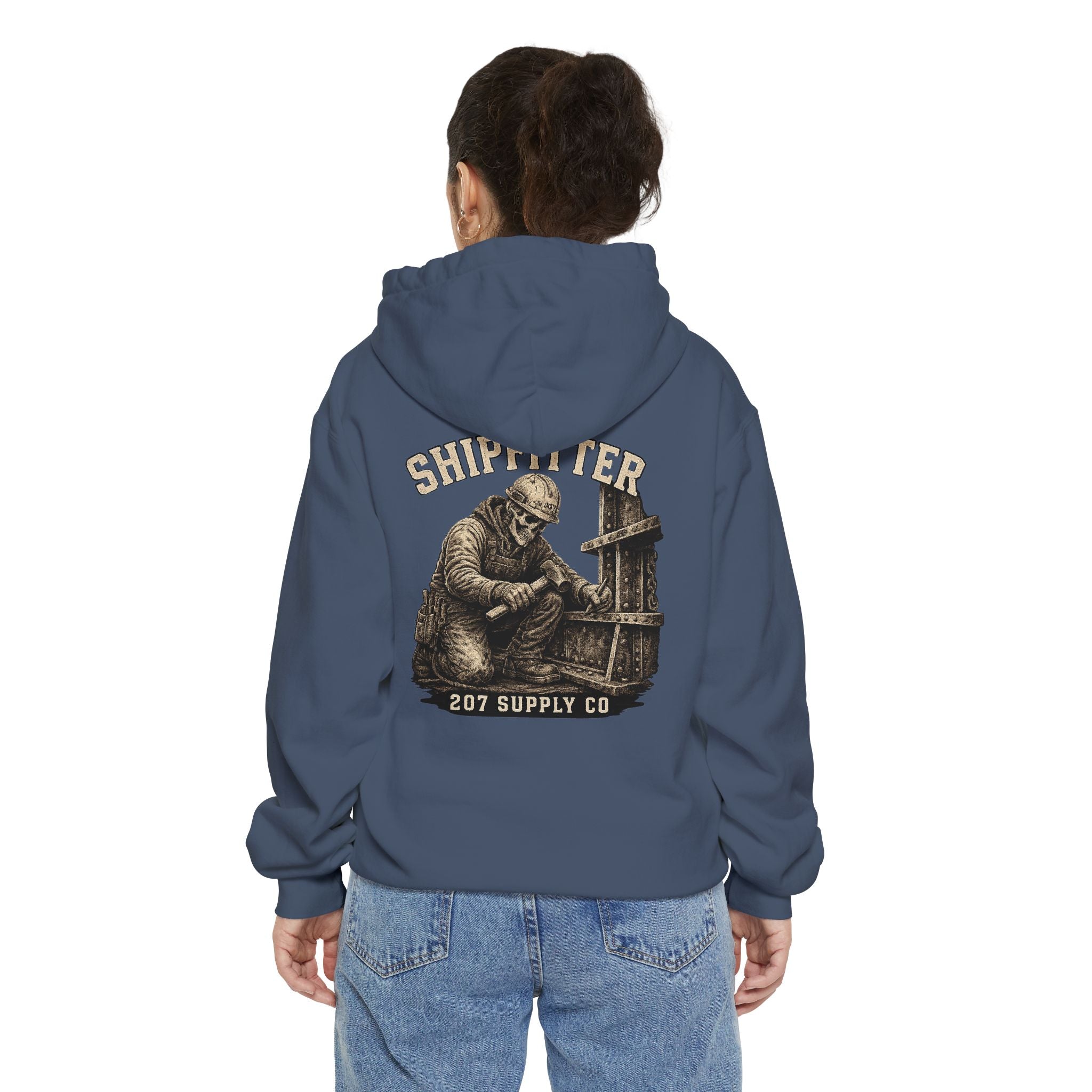 Premium Shipfitter Hoodie — Premium Garment-Dyed