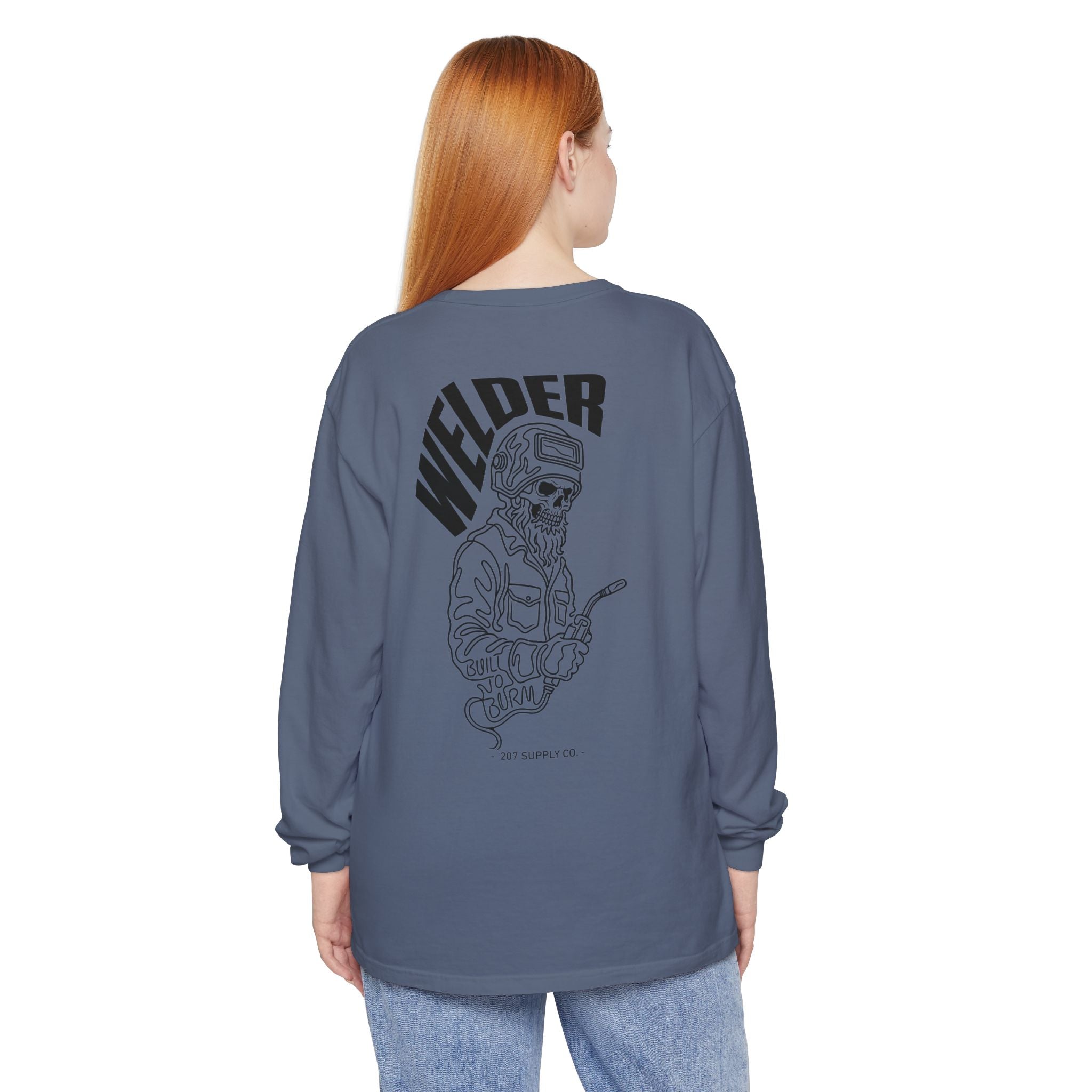 Welder Skull Long Sleeve Tee