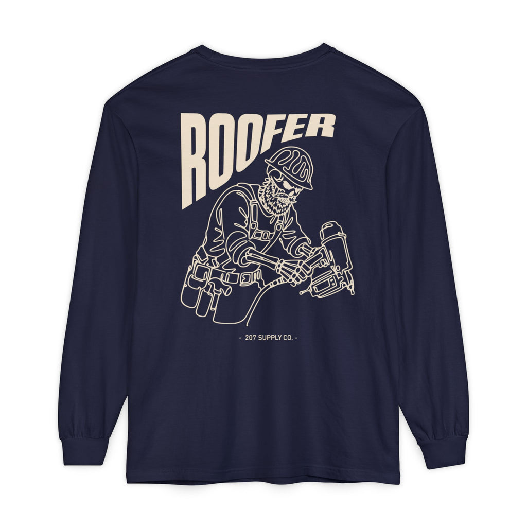 Roofer Skull Long Sleeve - Dark