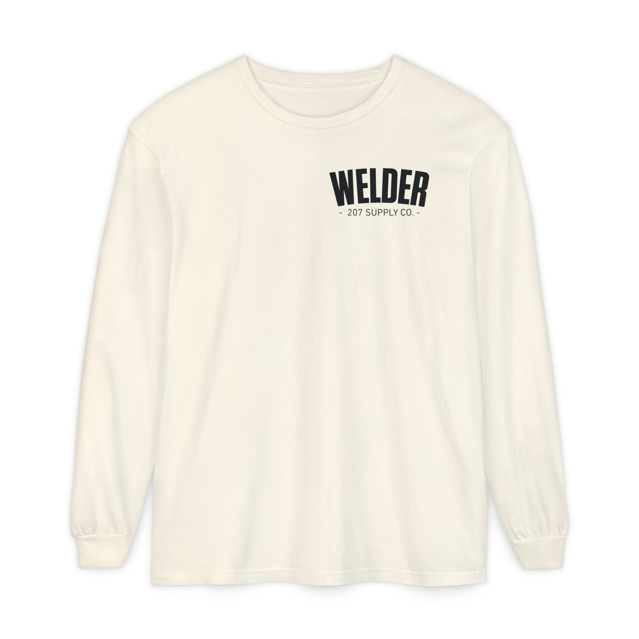 Welder Long Sleeve Tee — Ivory