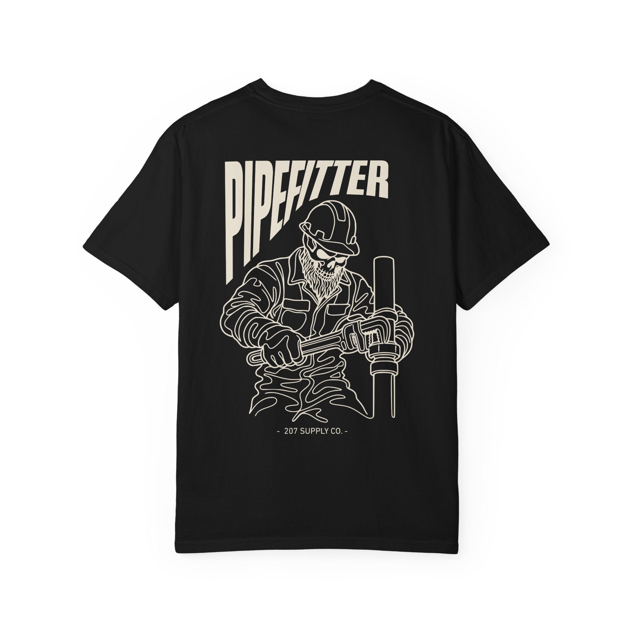 Pipefitter Skull Tee - Dark