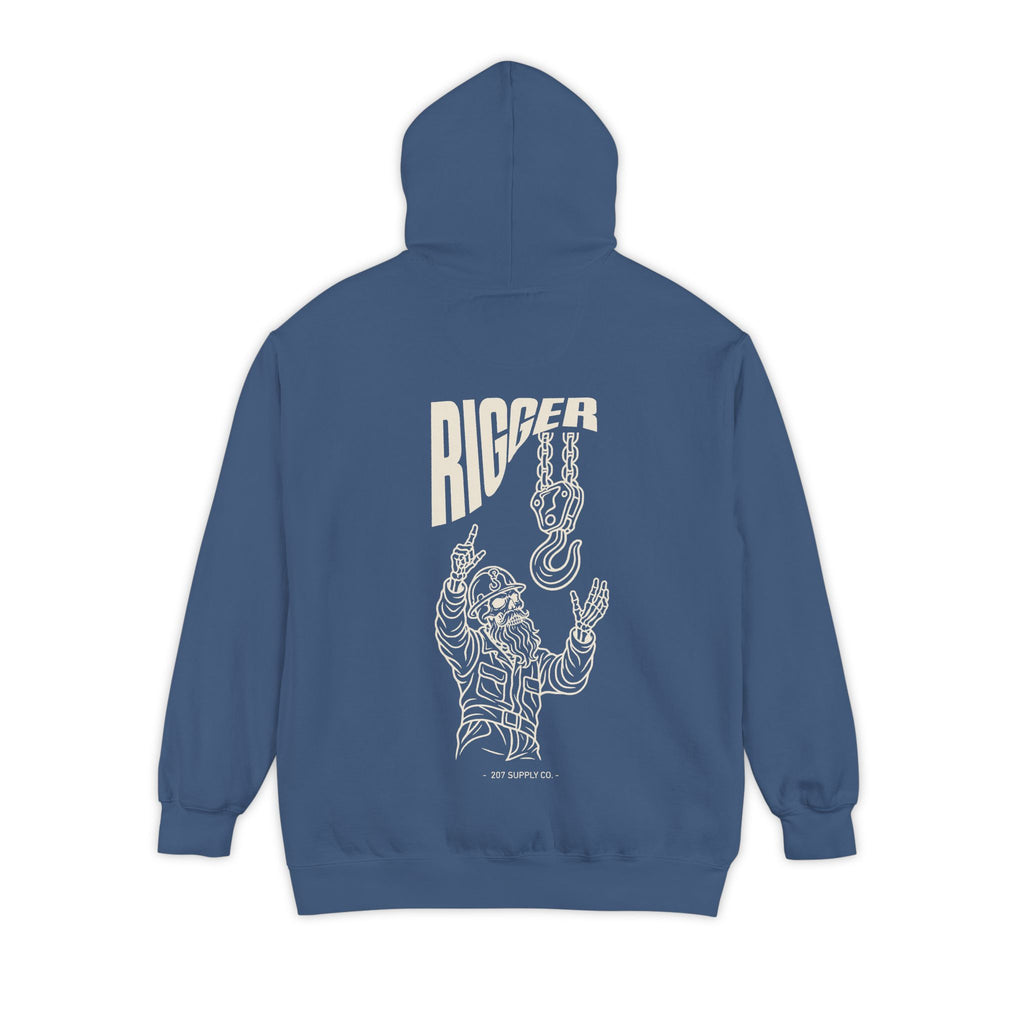 Rigger Skull Hoodie - Dark