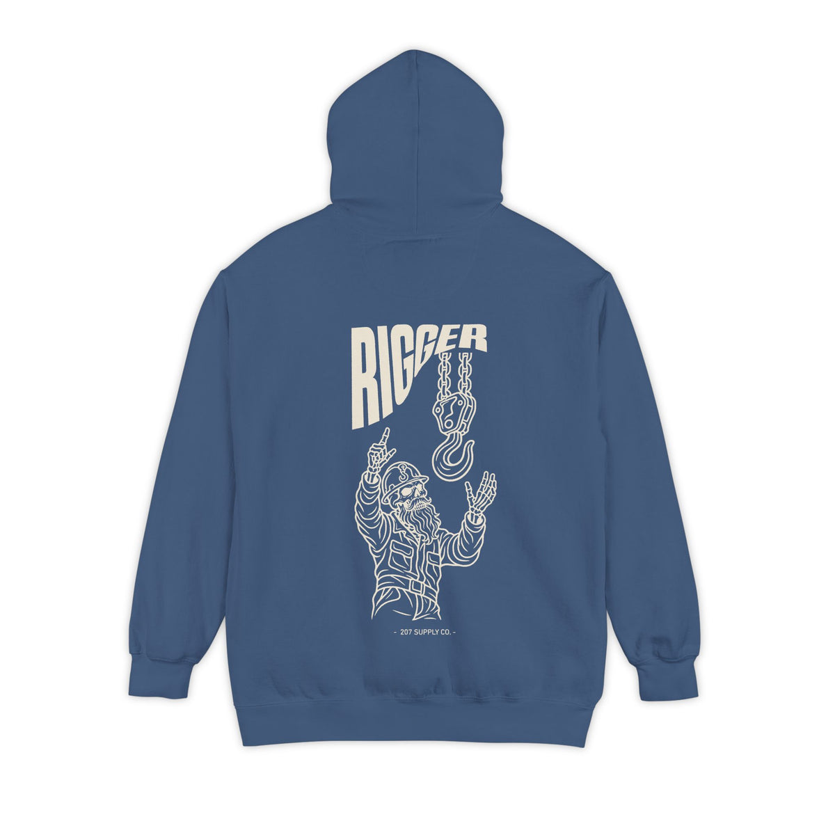 Rigger Skull Hoodie - Dark