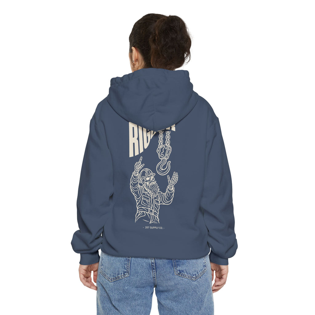 Rigger Skull Hoodie - Dark