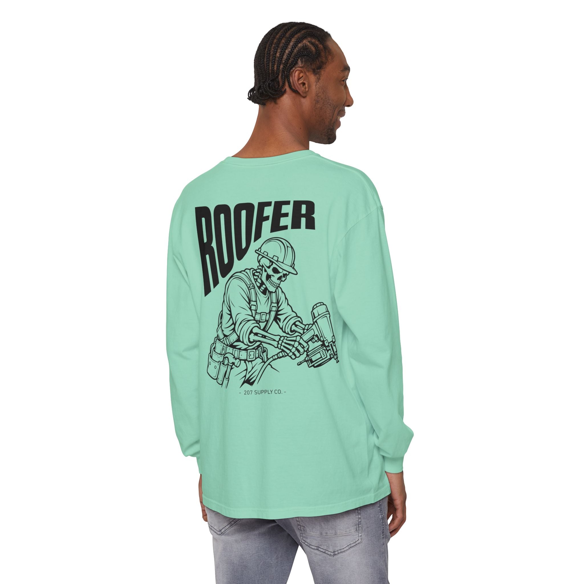 Roofer Skull Long Sleeve