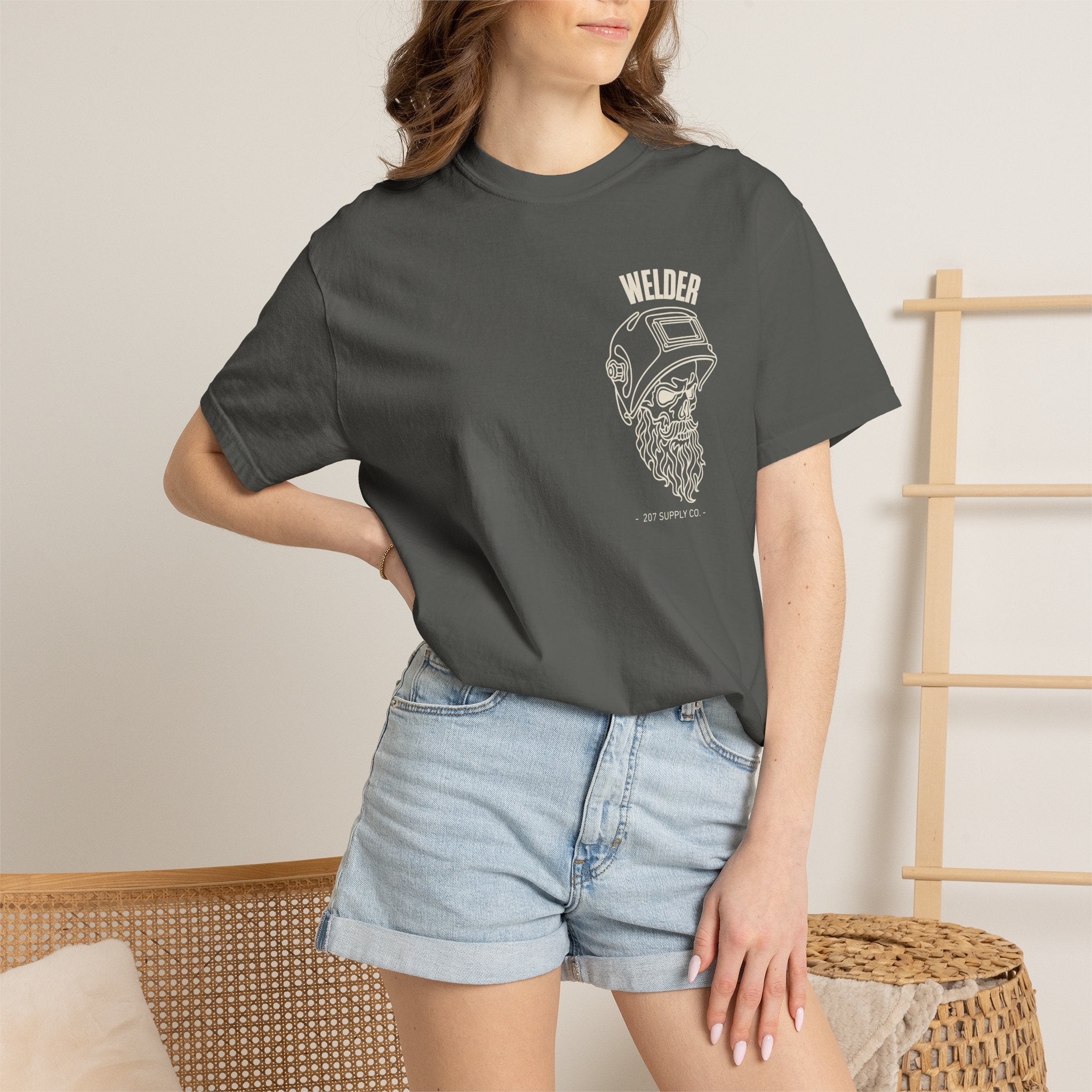 Welder Skull Tee - Dark