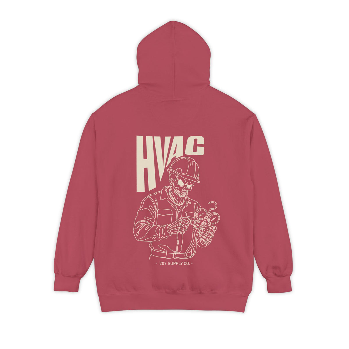 HVAC Skull Hoodie - Dark
