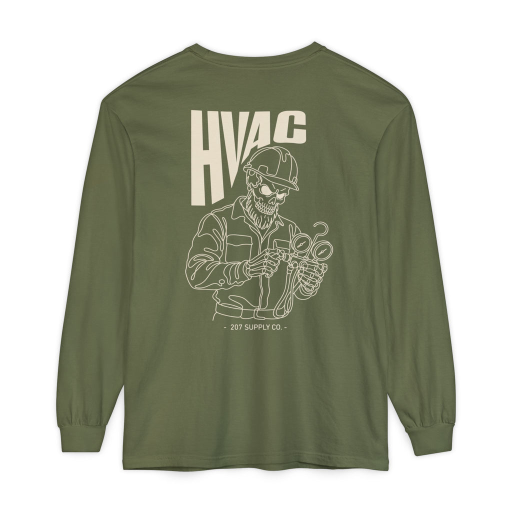 HVAC Skull Long Sleeve - Dark