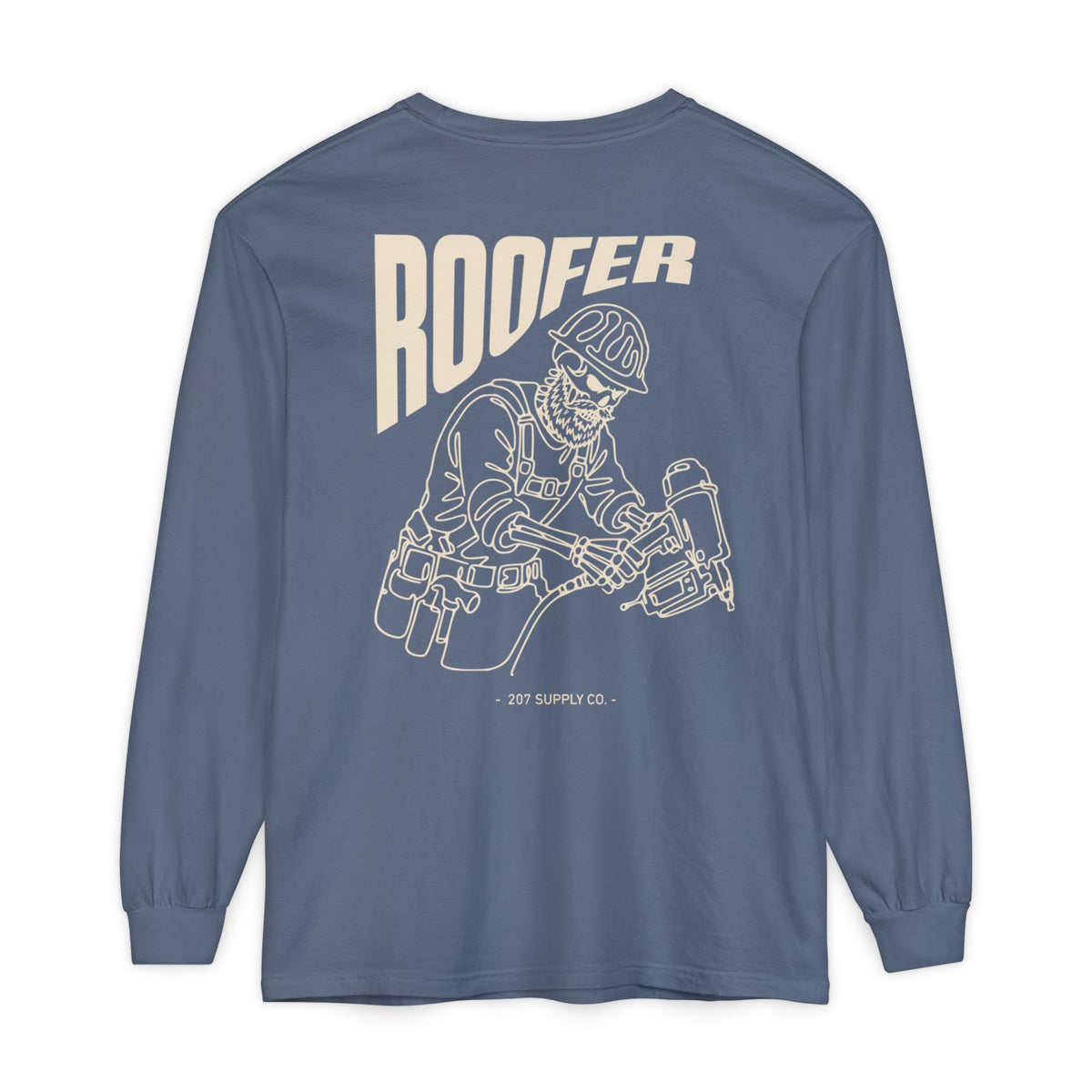 Roofer Skull Long Sleeve - Dark