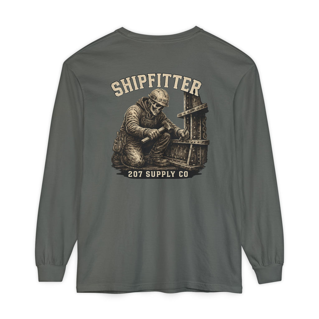 Premium Shipfitter Long Sleeve — Premium Garment-Dyed