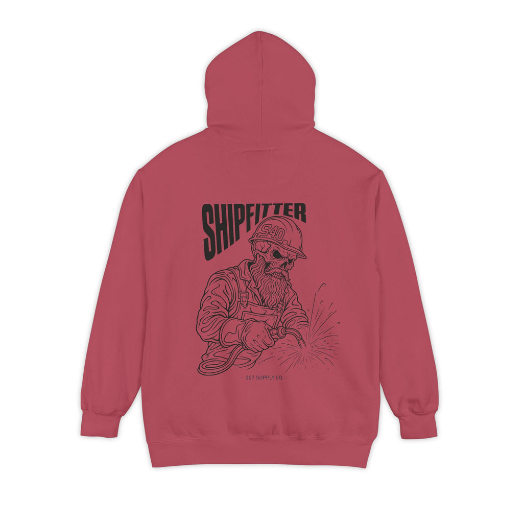 Shipfitter Bearded Skull Hoodie