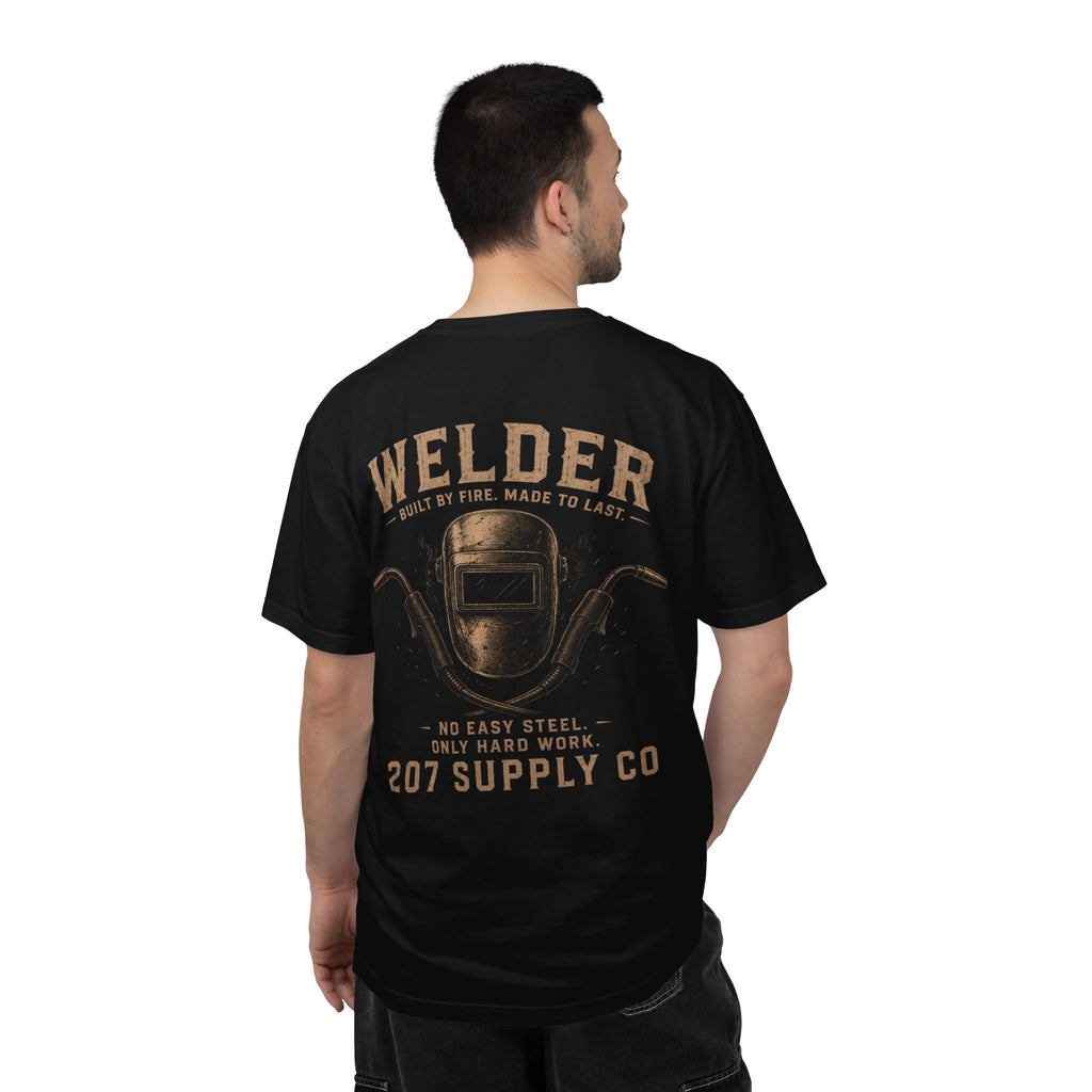 Premium Welder Graphic T-Shirt — 207 Supply Co. Vintage Welding Helmet Tee