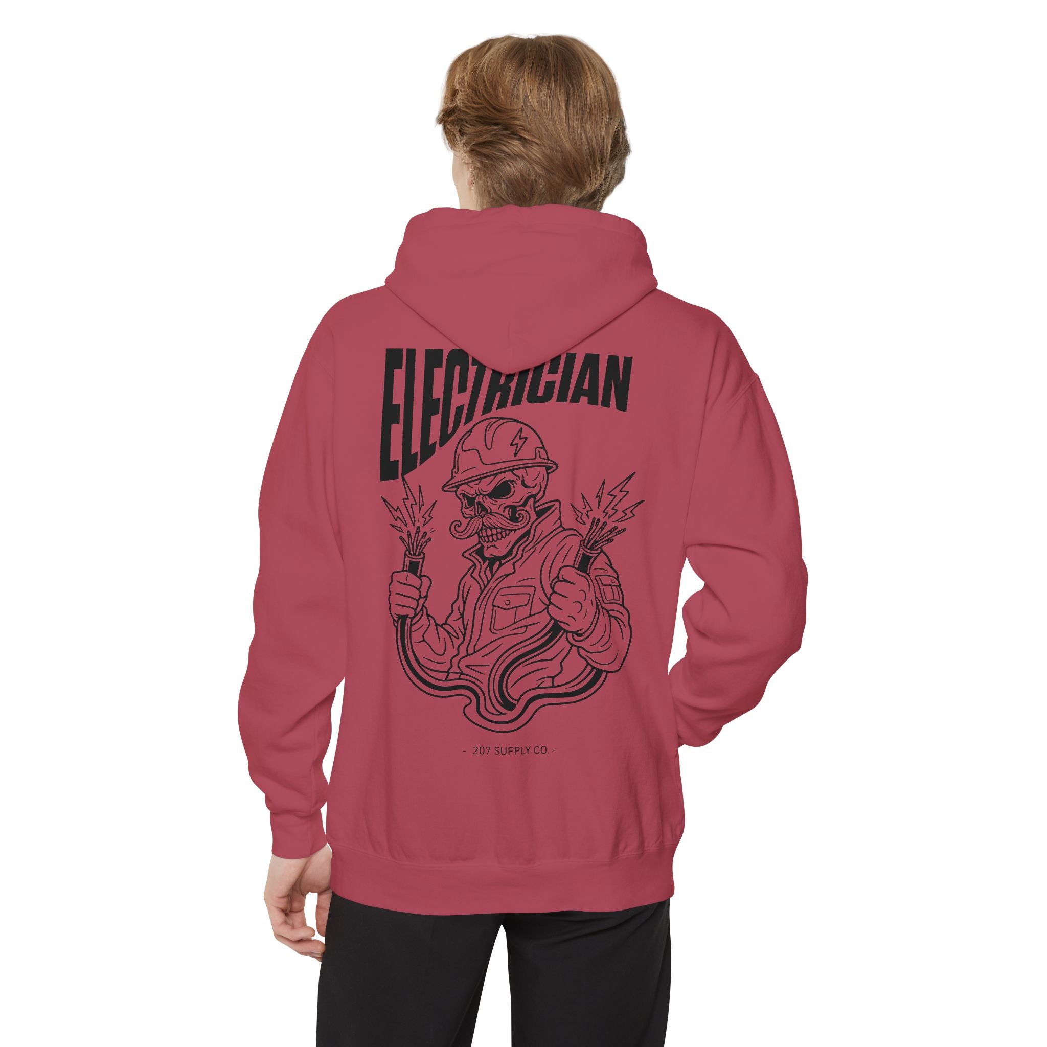 Electrician Skull Hoodie