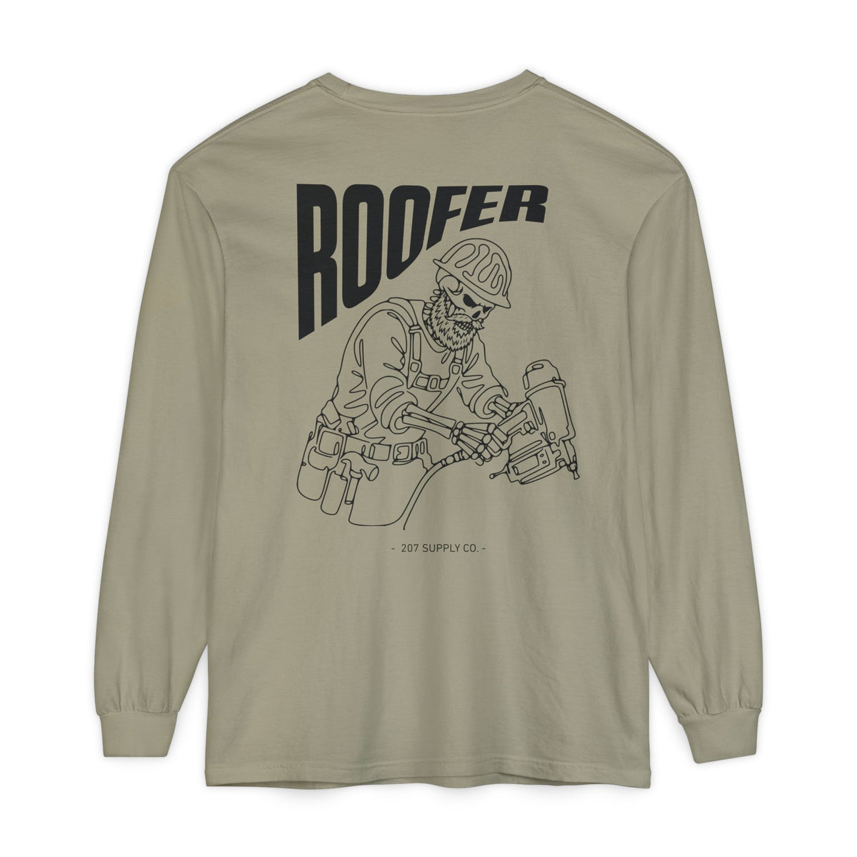 Roofer Skull Long Sleeve