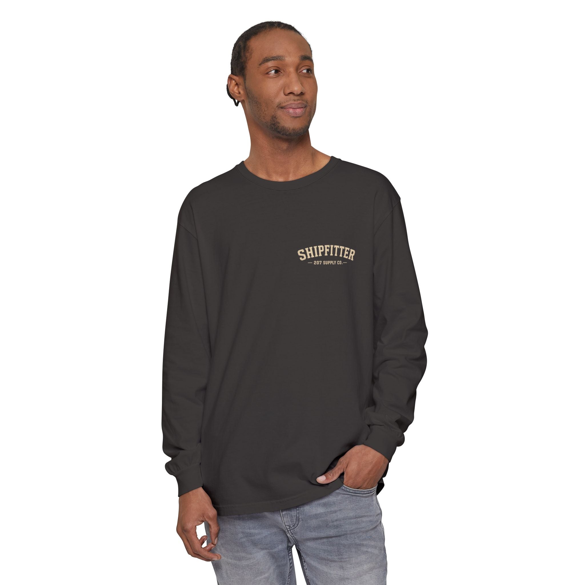 Premium Shipfitter Long Sleeve — Premium Garment-Dyed