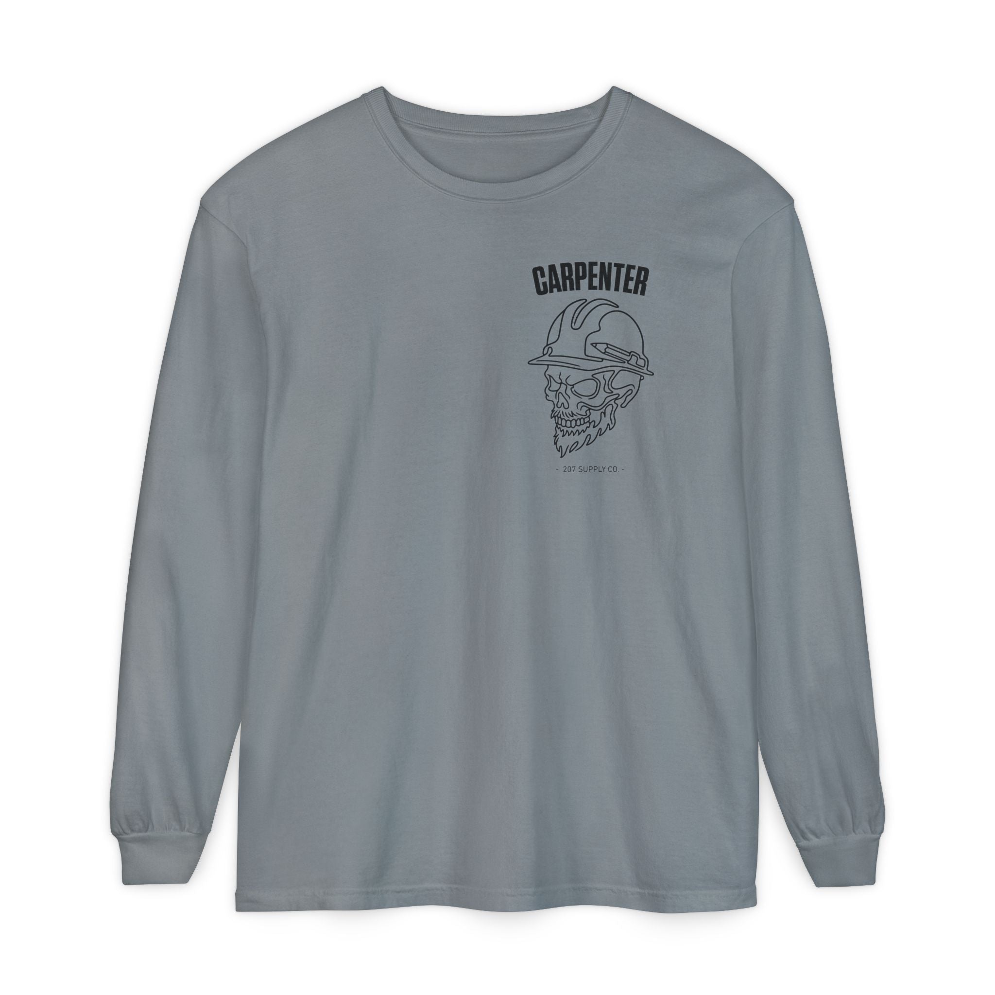 Carpenter Skull Long Sleeve Tee