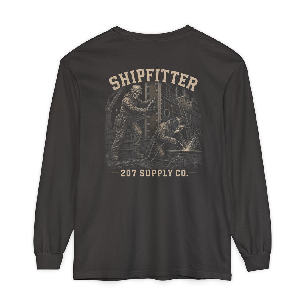 Premium Shipfitter Long Sleeve — Premium Garment-Dyed