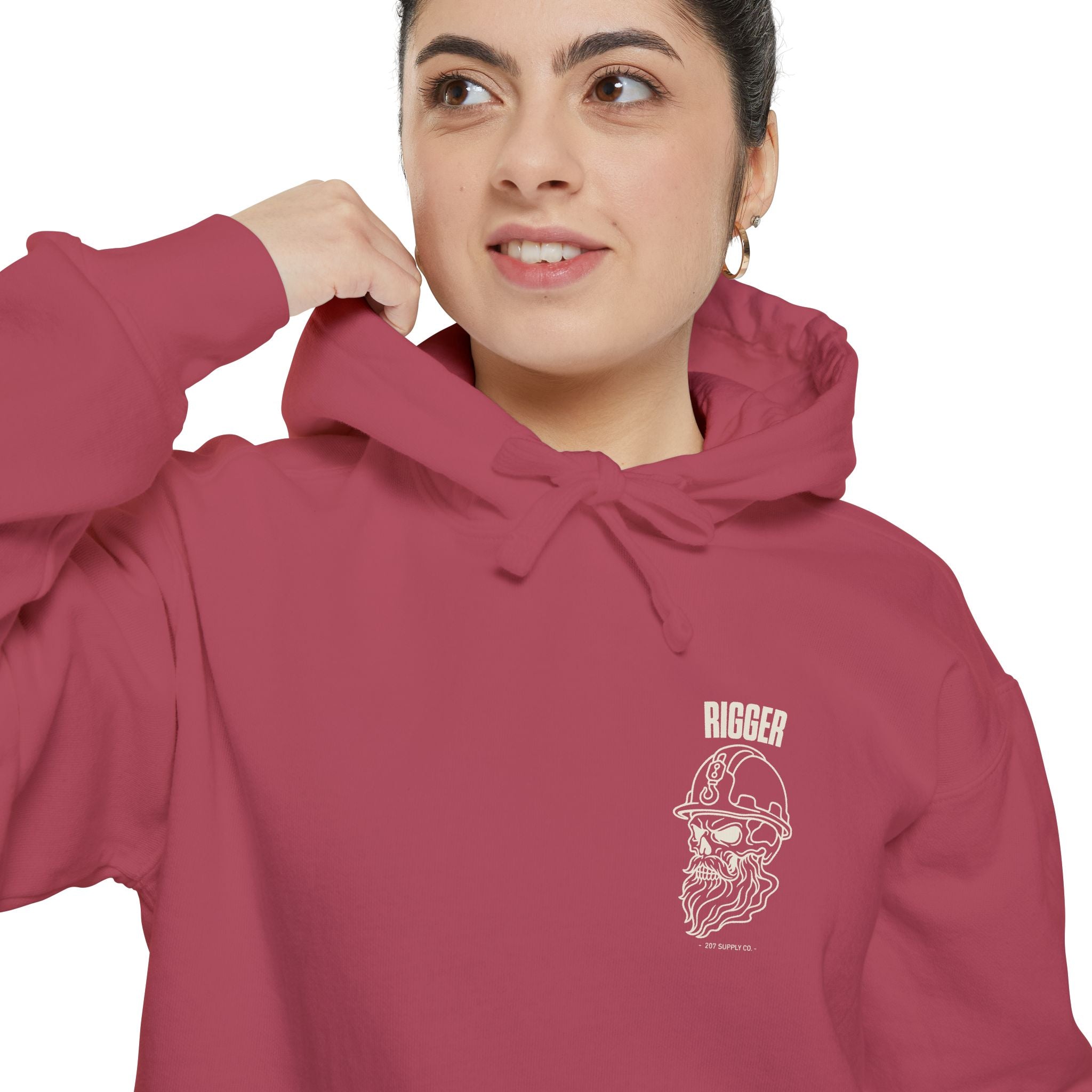 Rigger Skull Hoodie - Dark