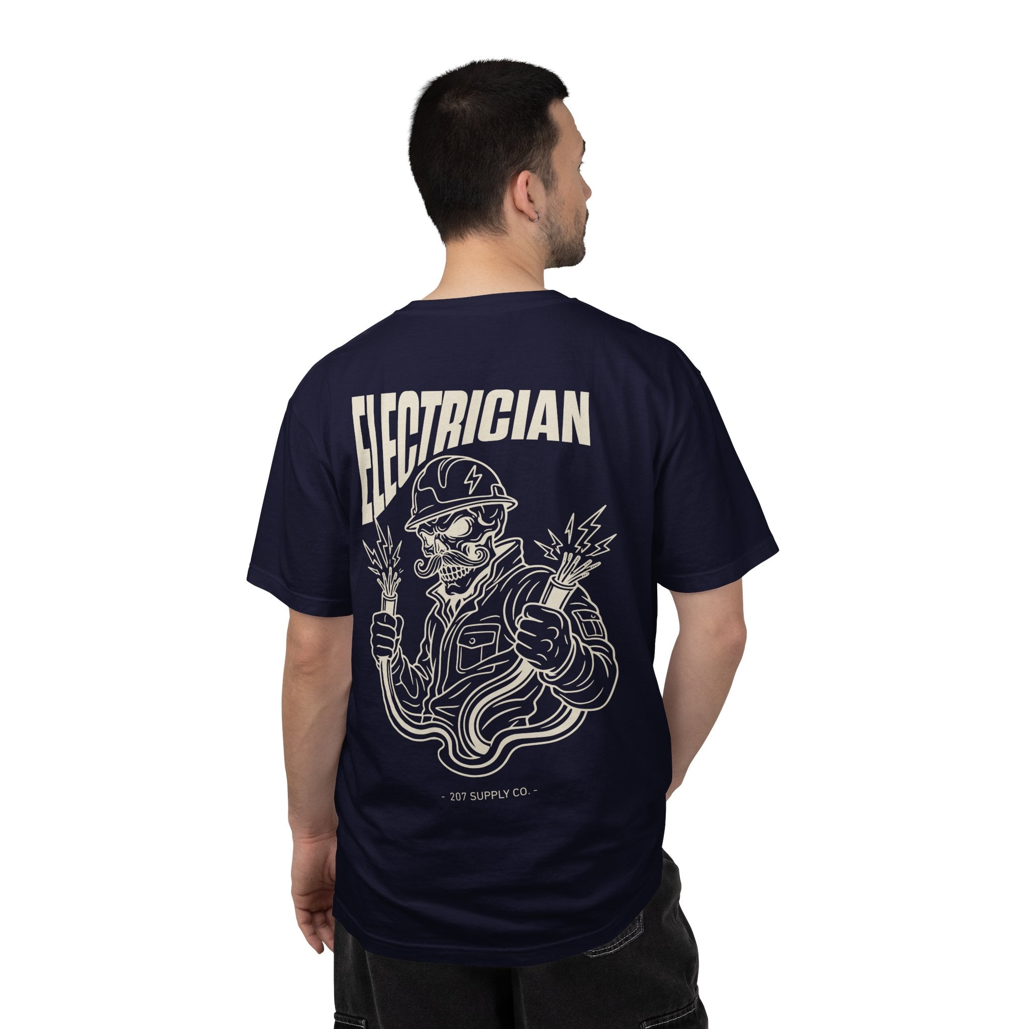 Electrician Skull Tee - Dark