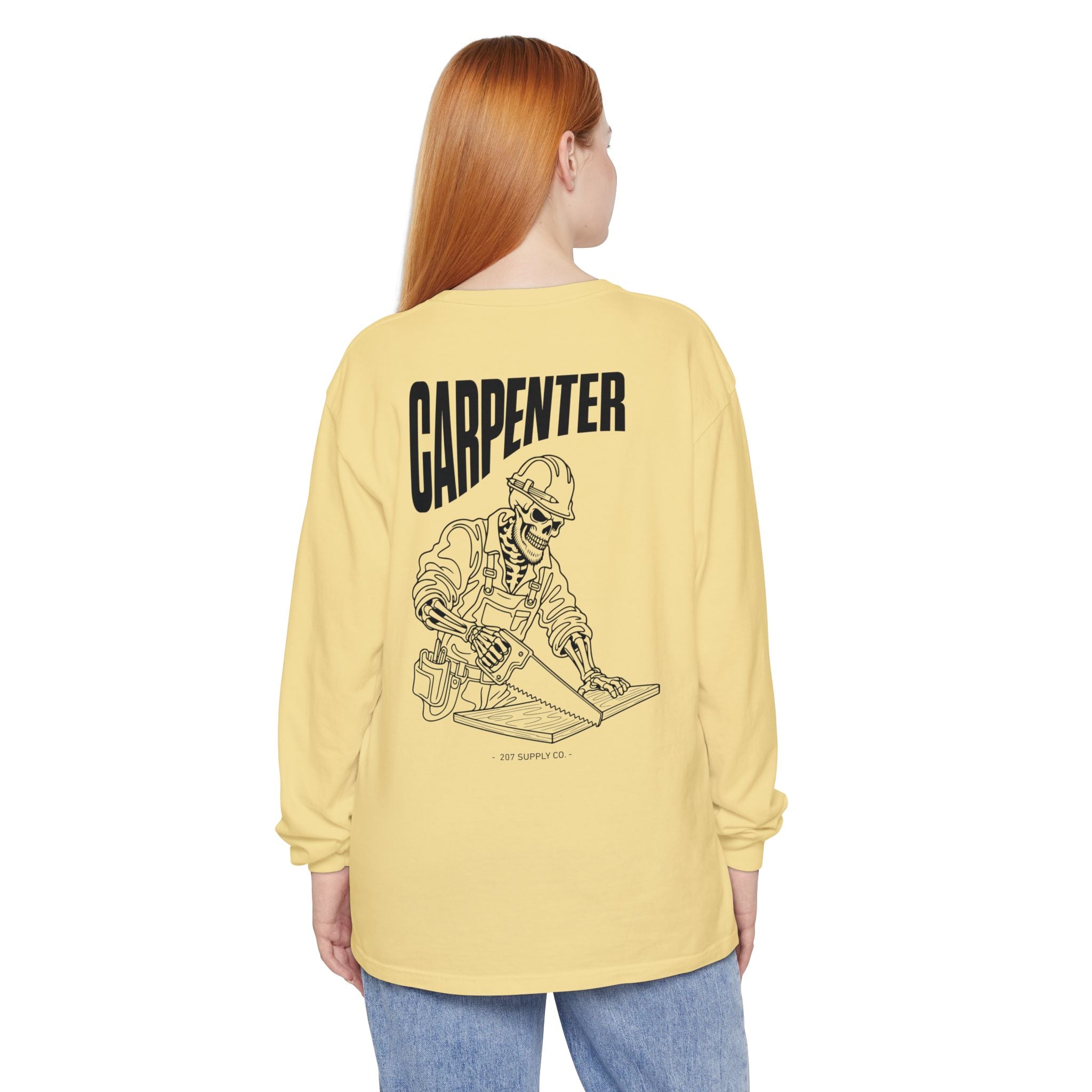 Carpenter Skull Long Sleeve Tee