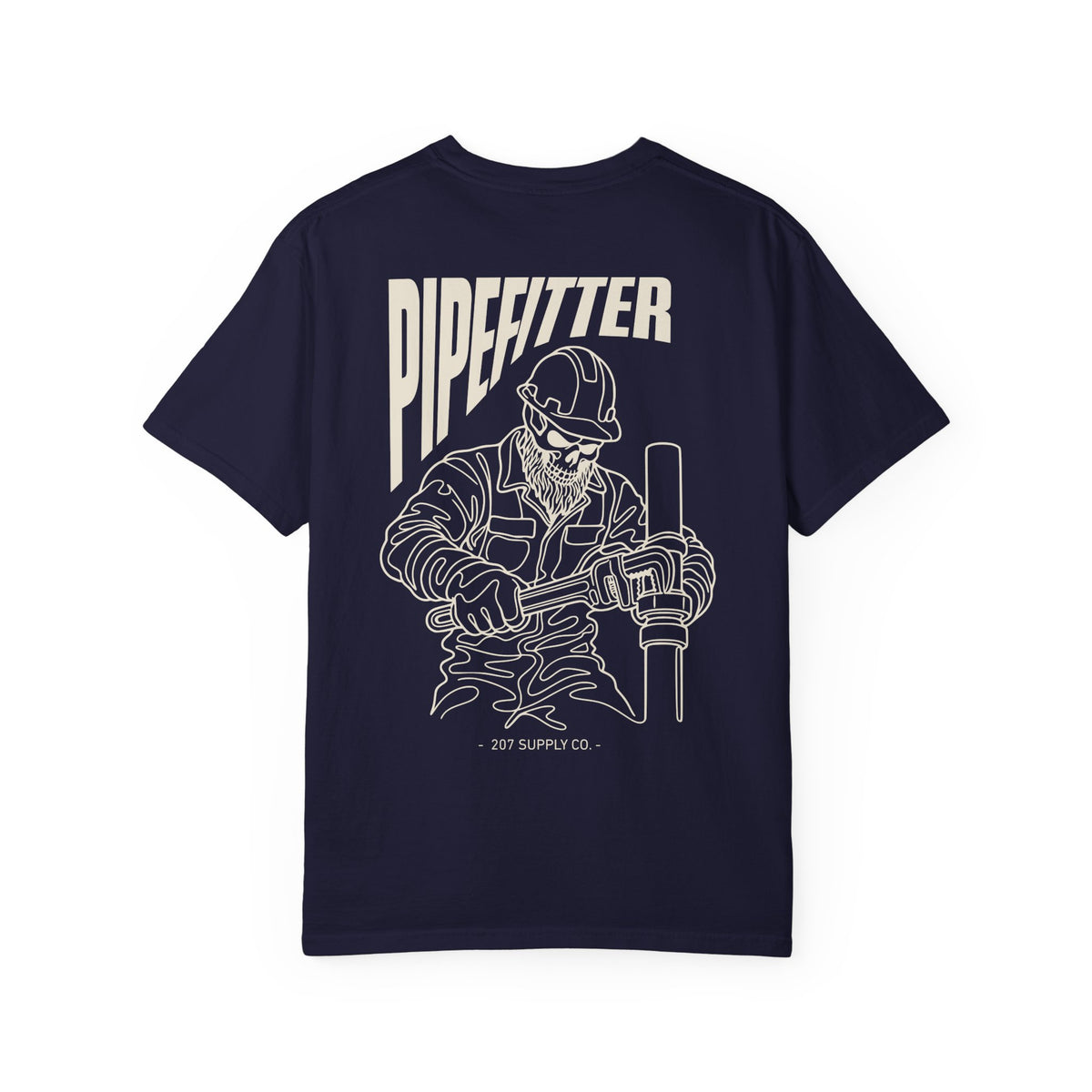 Pipefitter Skull Tee - Dark