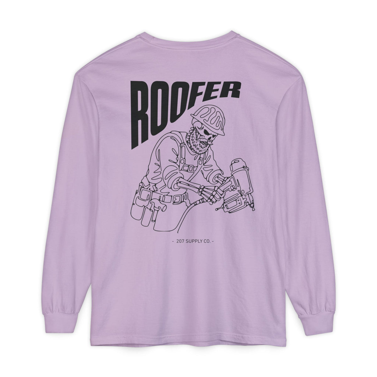 Roofer Skull Long Sleeve