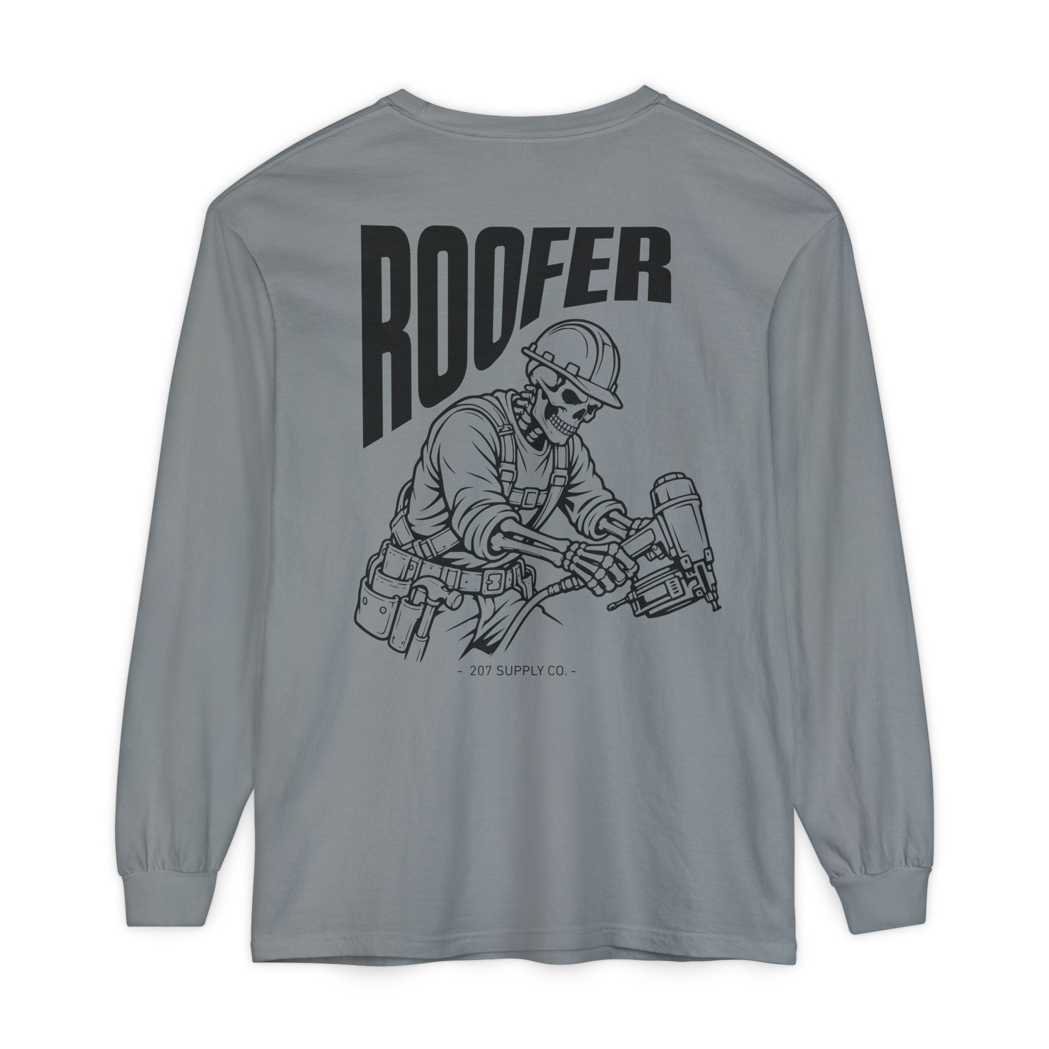 Roofer Skull Long Sleeve