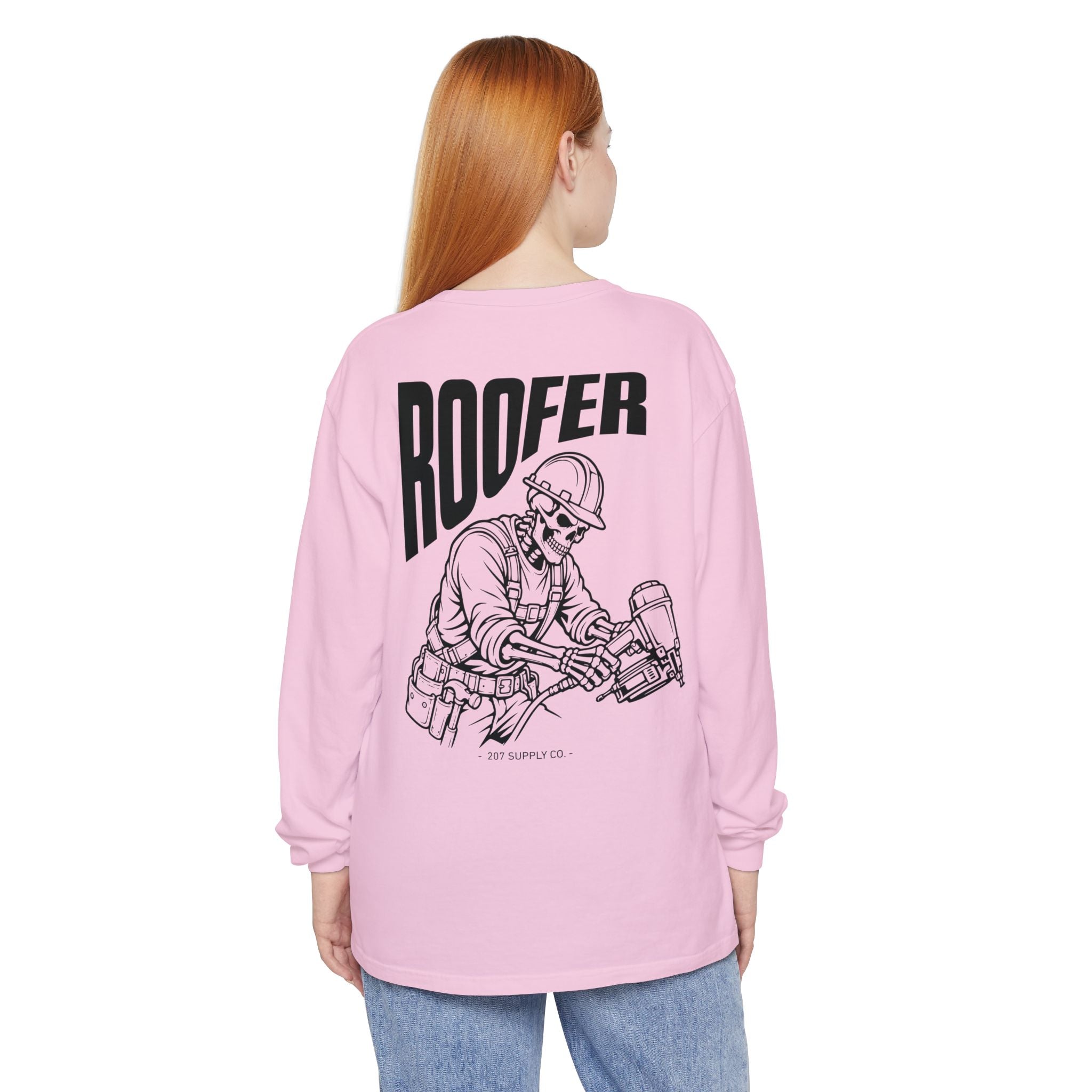 Roofer Skull Long Sleeve