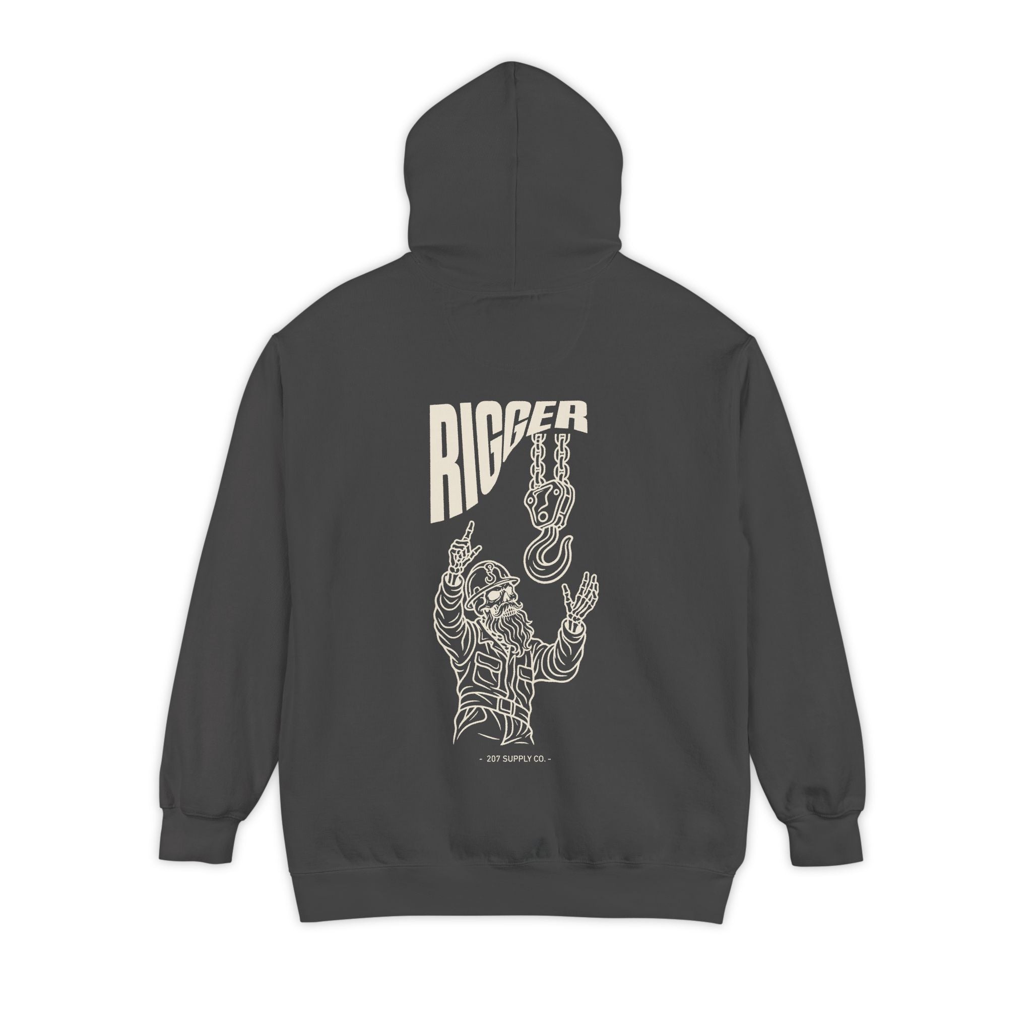 Rigger Skull Hoodie - Dark