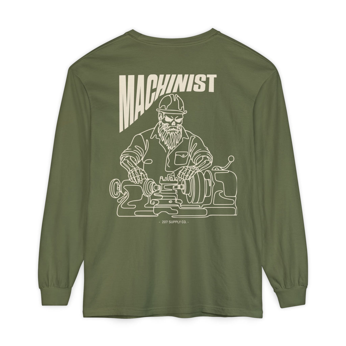 Machinist Skull Long Sleeve - Dark