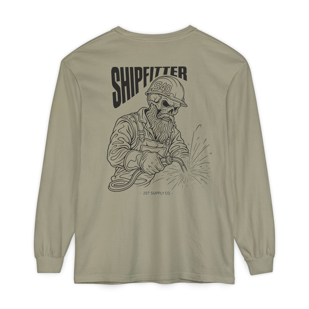 Shipfitter Skull Long Sleeve